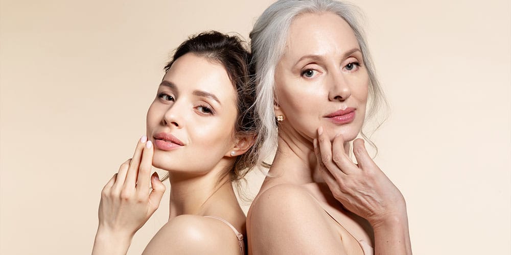 a younger and older woman who both got dermal fillers in Denver